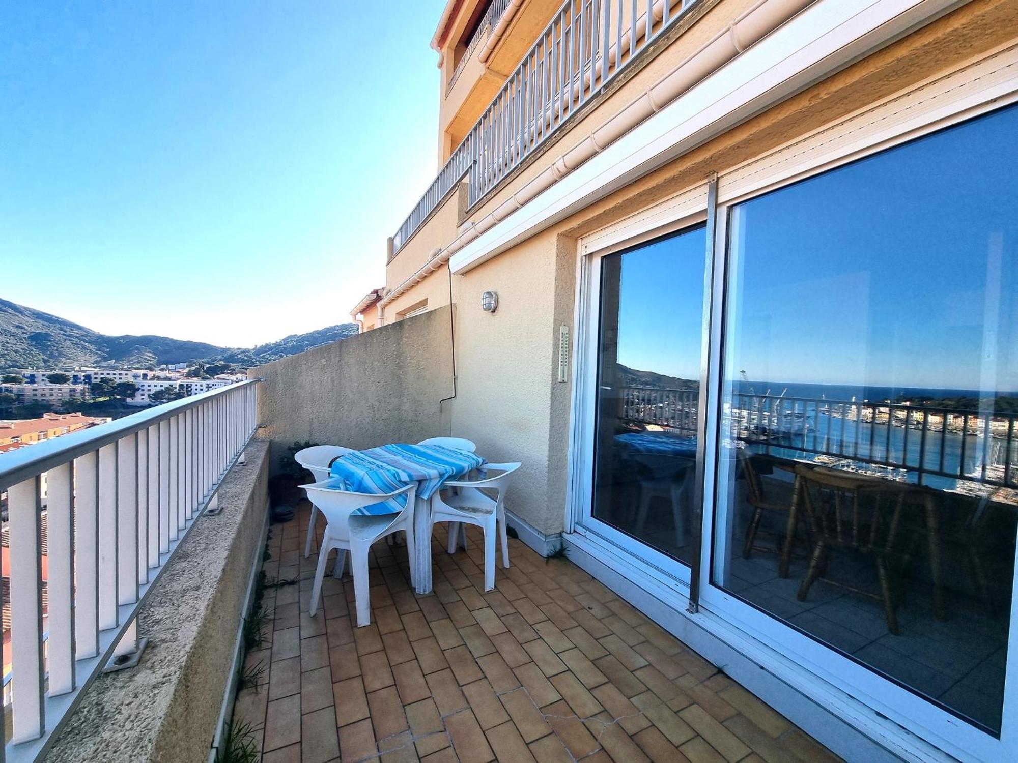 Port-Vendres: Studio Cabine Avec Terrasse, A 2 Pas Du Port - Fr-1-309-256 Port Vendres Exteriör bild